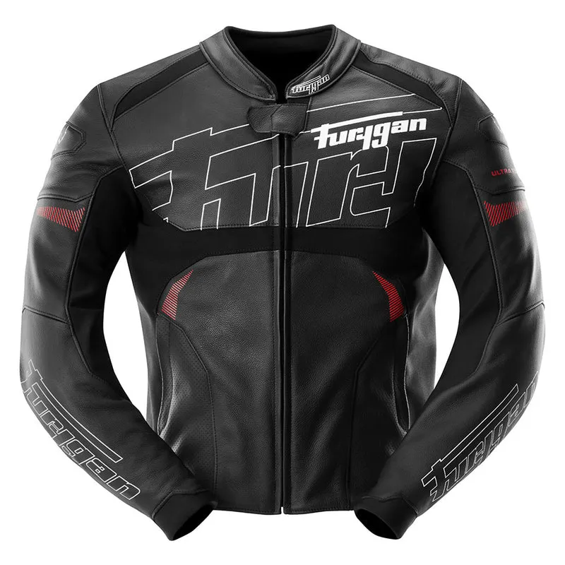 Blouson Moto Sport Technique Furygan HELIX — CE AAA Innovation Noir-Blanc-Rouge