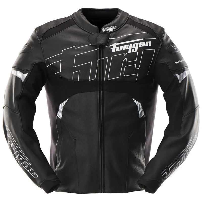Blouson Moto Sport Technique Furygan HELIX — CE AAA Innovation Noir-Blanc