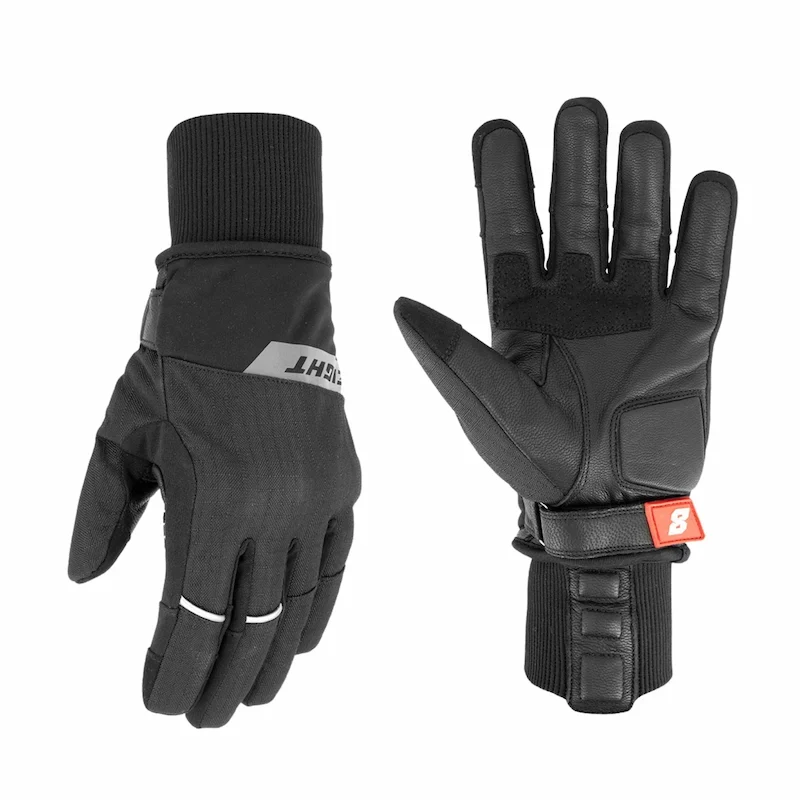 Gants Moto Hiver ASGARD : Cuir, Étanche & Manchette "Stop-Vent"