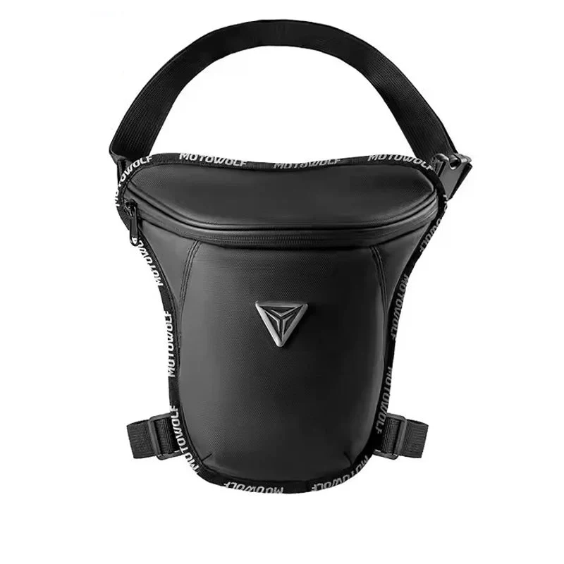 Sacoche Cuisse Moto Étanche MB6 - Imperméable 1,7L Noir