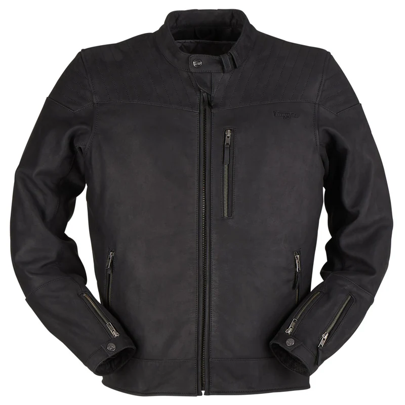 Blouson Moto cuir homme style vintage — CE AA | Furygan CLINT EVO NOir
