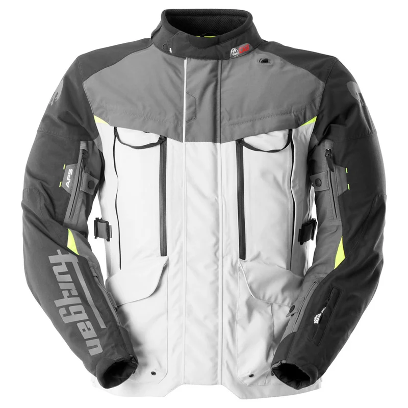 Blouson Moto Homme Furygan CHALLENGER 3C PRIMALOFT® Noir-Pearl-Anthra-Stab — CE AA