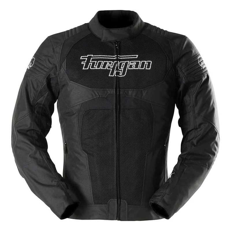 Blouson Moto Homme Furygan WB08 VENTED+ Noir-Blanc — CE A | Été
