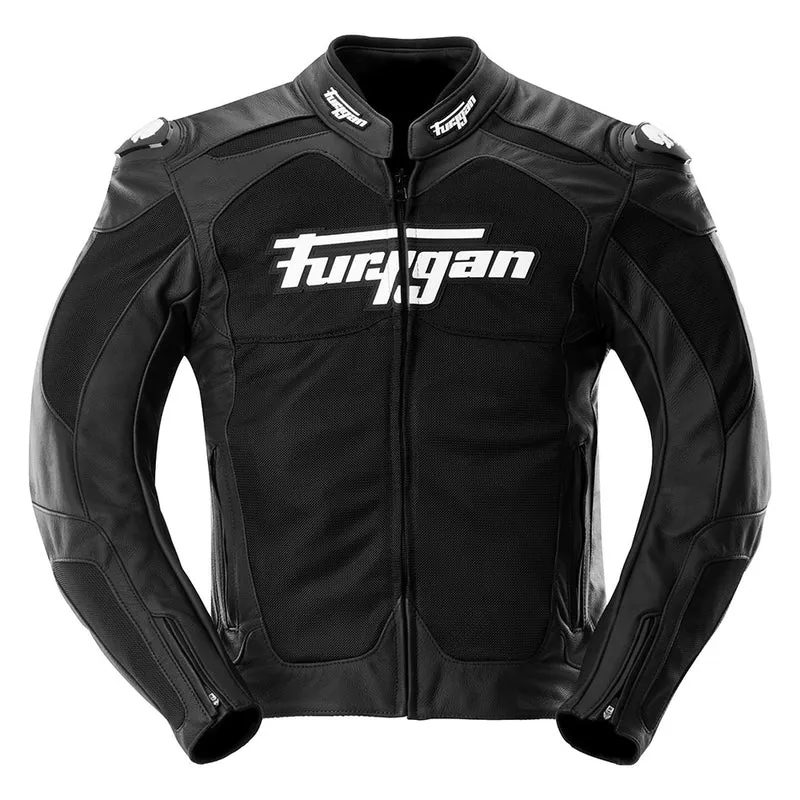 Blouson Moto Été Mesh Furygan SPEED MESH EVO 3 — CE AA Ventilation Max Noir-Blanc