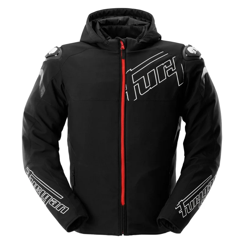 Blouson Moto Homme Furygan SEKTOR ROADSTER EVO Noir-Blanc-Rouge — CE AA
