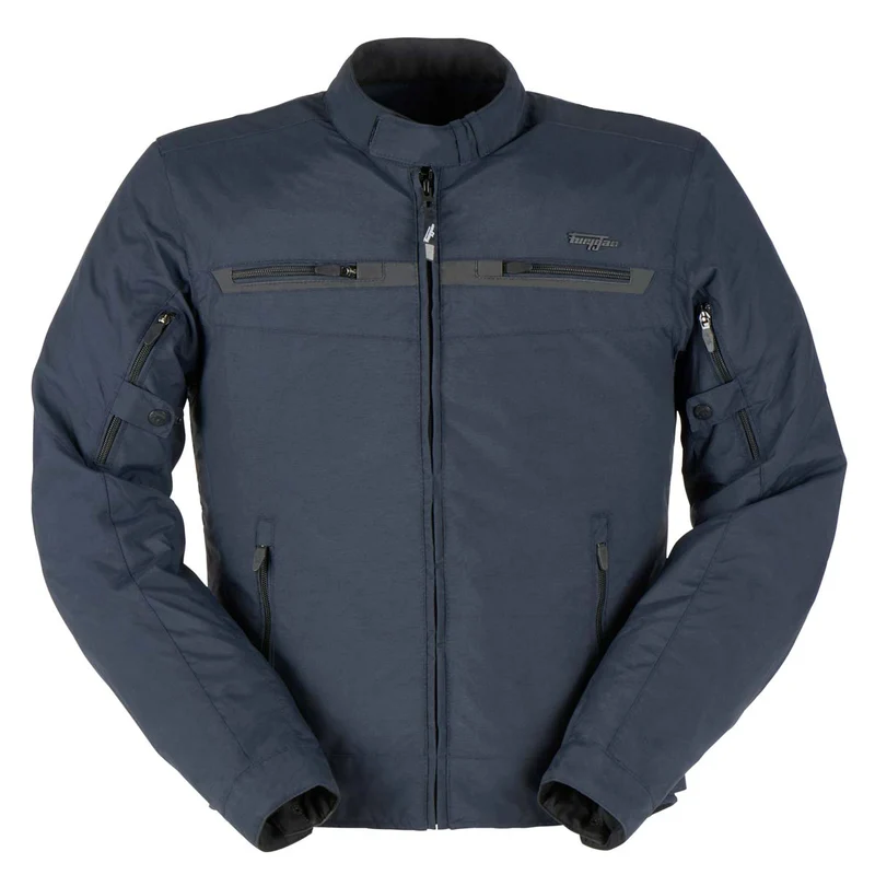 Blouson Moto Homme Furygan SCOTTY Bleu — CE A