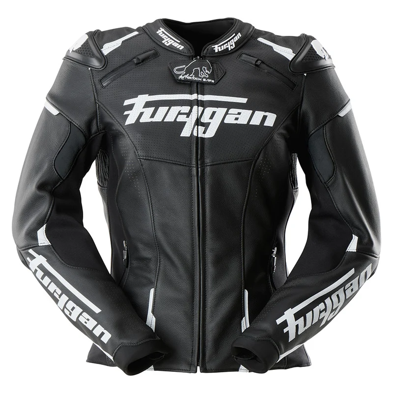 Blouson Moto Sport Femme Furygan RAPTOR LADY — CE AAA Noir-Blanc
