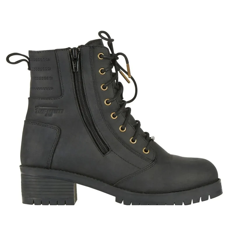Chaussures Moto Cuir Femme Furygan JANIS LADY Noir — CE A