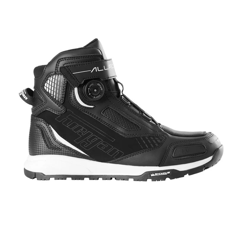 Chaussures Moto Homme Furygan ALLROAD Noir-Blanc — CE A
