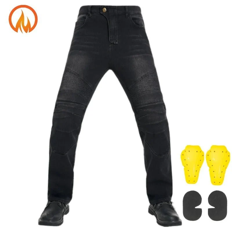 Jean Moto Hiver Homme avec Doublure Polaire + Kevlar | ThermalGear™