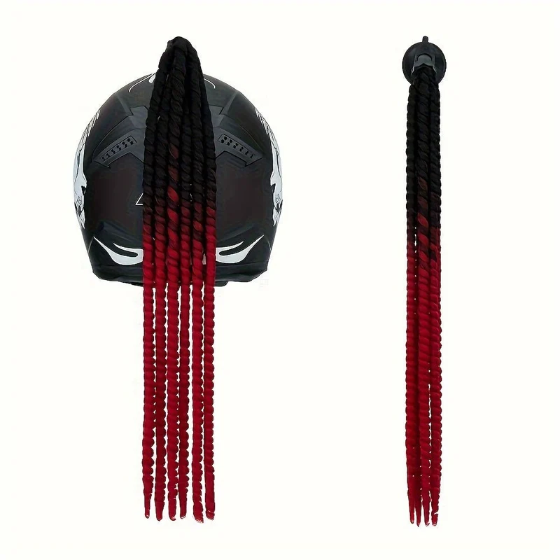 Tresse casque moto femme