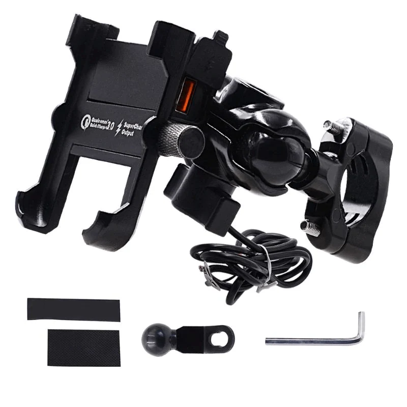 Support de Téléphone Moto en Aluminium - RideOne Alu
