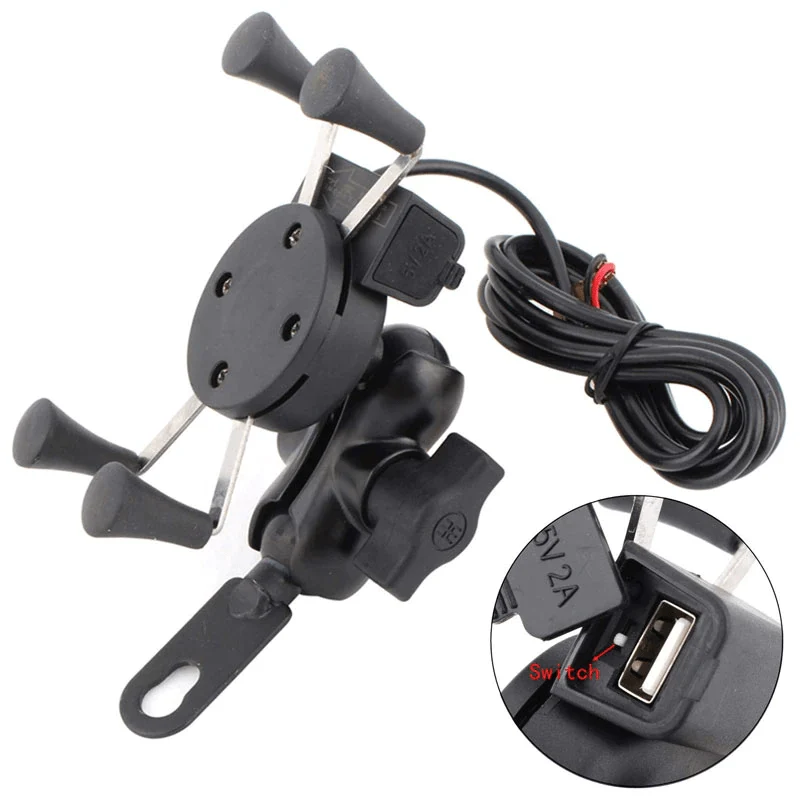 Support de Téléphone Rétroviseur Moto - MirrorTech