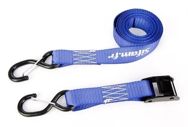 Sangles d'Arrimage BLUE FORCE (x2) avec Crochets Sécurité - 3M