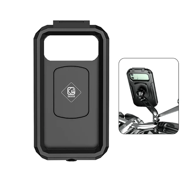 Support de Téléphone Moto Étanche - AquaShield Pro