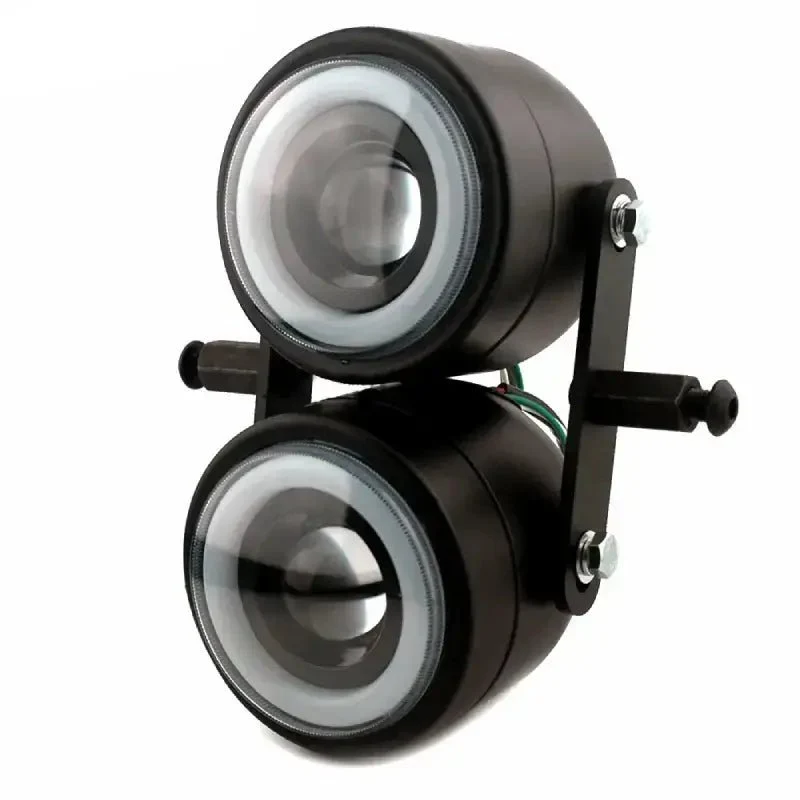 Phare led moto double oPtique