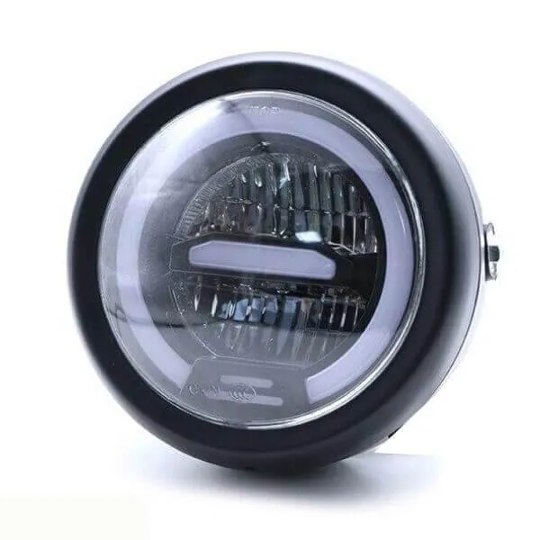 Phare rond moto LED universel 6.5 pouces