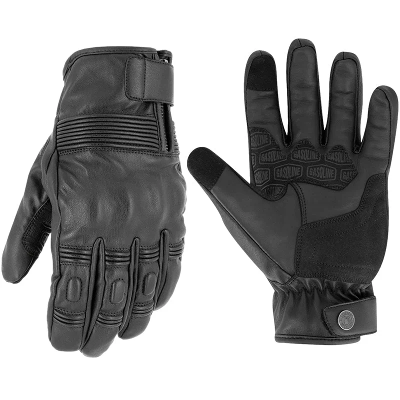 Gant moto cuir vintage - Gasoline (Homologué )