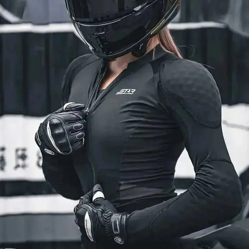 Gilet de protection moto femme STAR™ | CE niveau 2