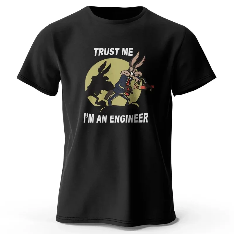 T-shirt humour motard - "Faites-moi Confiance, Je Suis Ingénieur"