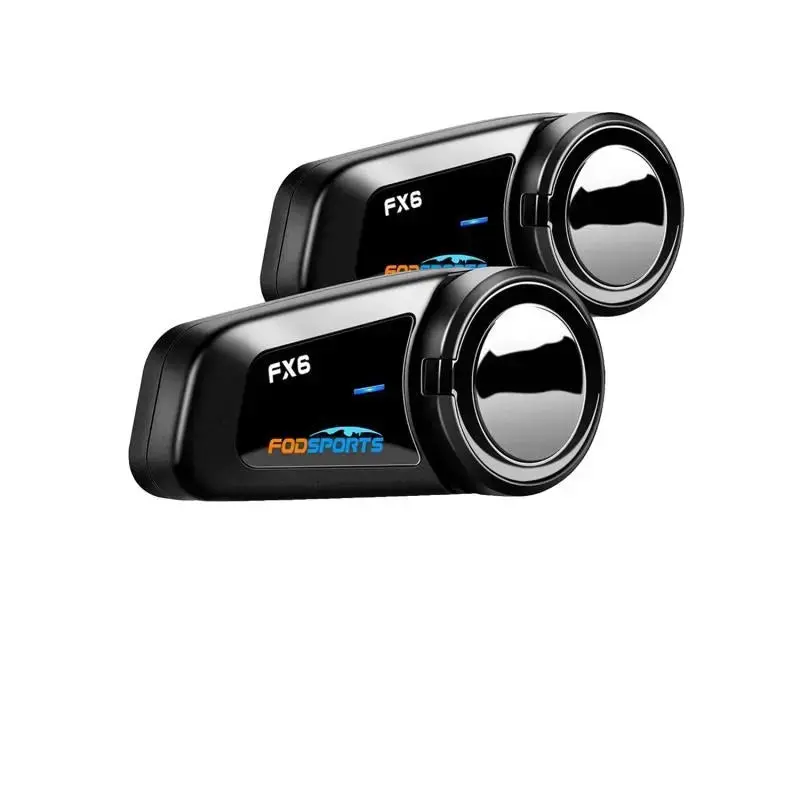 Intercom Moto Bluetooth – 6 Pilotes, Étanche & Son HD