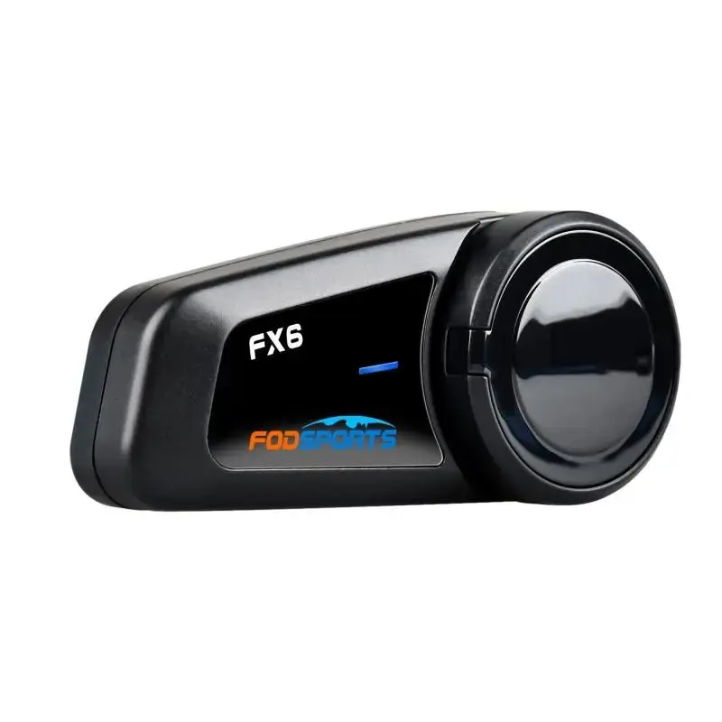 Intercom Moto Bluetooth – 6 Pilotes, Étanche & Son HD