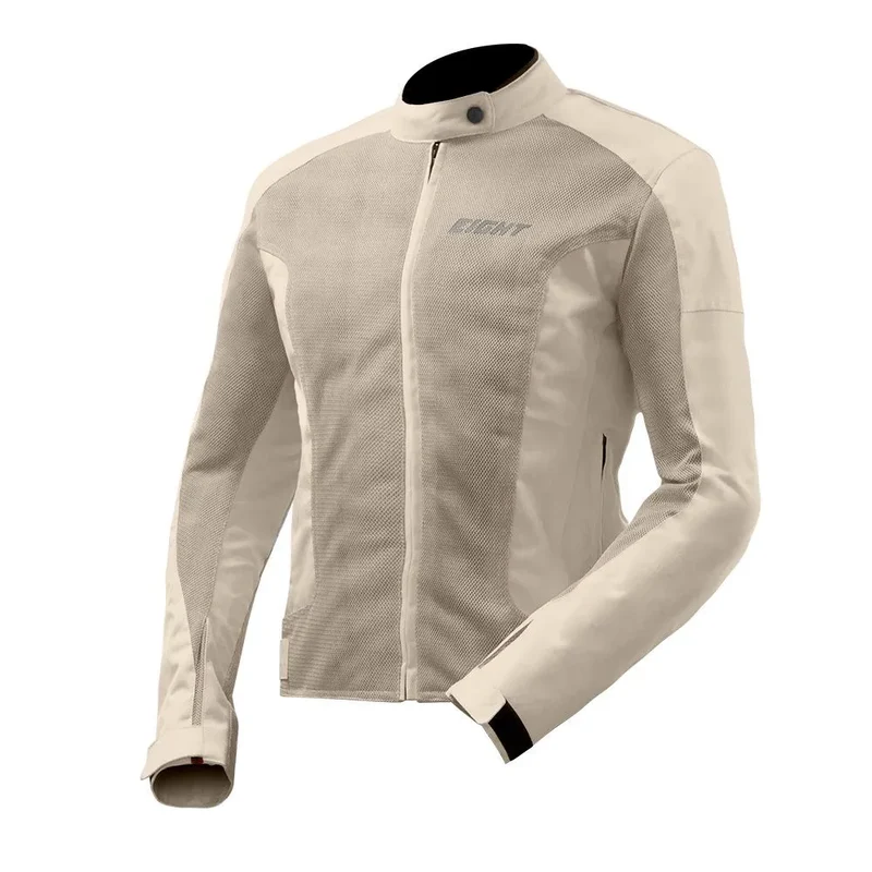 Blouson moto femme été - Aérow Flow Beige