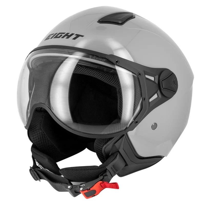 Casque aviateur JET moto - Gris S779 LEOV