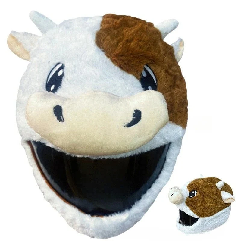 Housse de casque moto - Vache