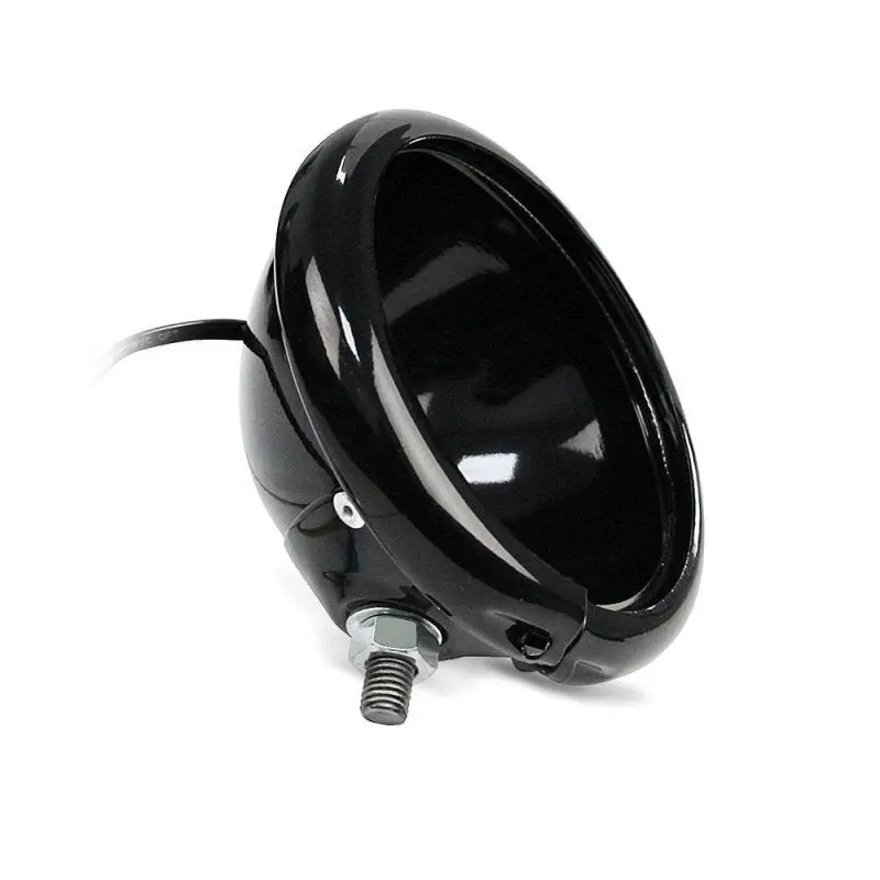 Boîtier pour Phare LED moto 5,75" Universel - Feu avant noir