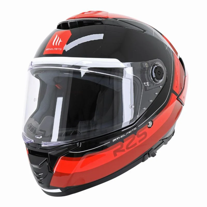 CASQUE INTEGRAL MT THUNDER 4 SV R25 B35 NOIR/ROUGE BRILLANT (DOUBLE ECRANS / PINLOCK READY)