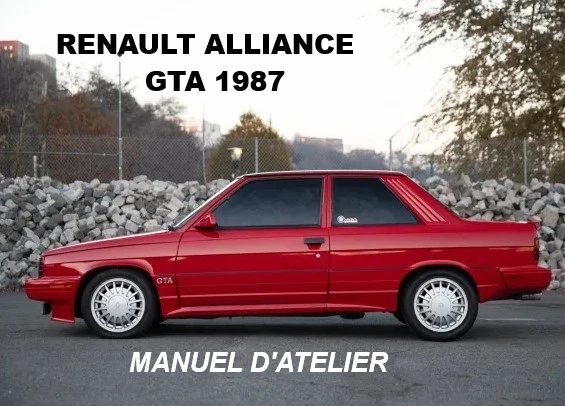 Manuel d'atelier Renault Alliance GTA 1987