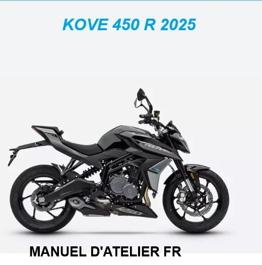 Manuel d'atelier Kove 450 R 2025 français