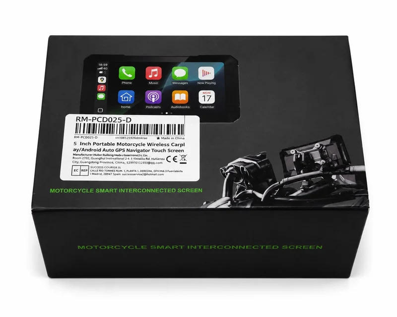 ÉCRAN CARPLAY MOTO 5 POUCES – RM-PCD025-D