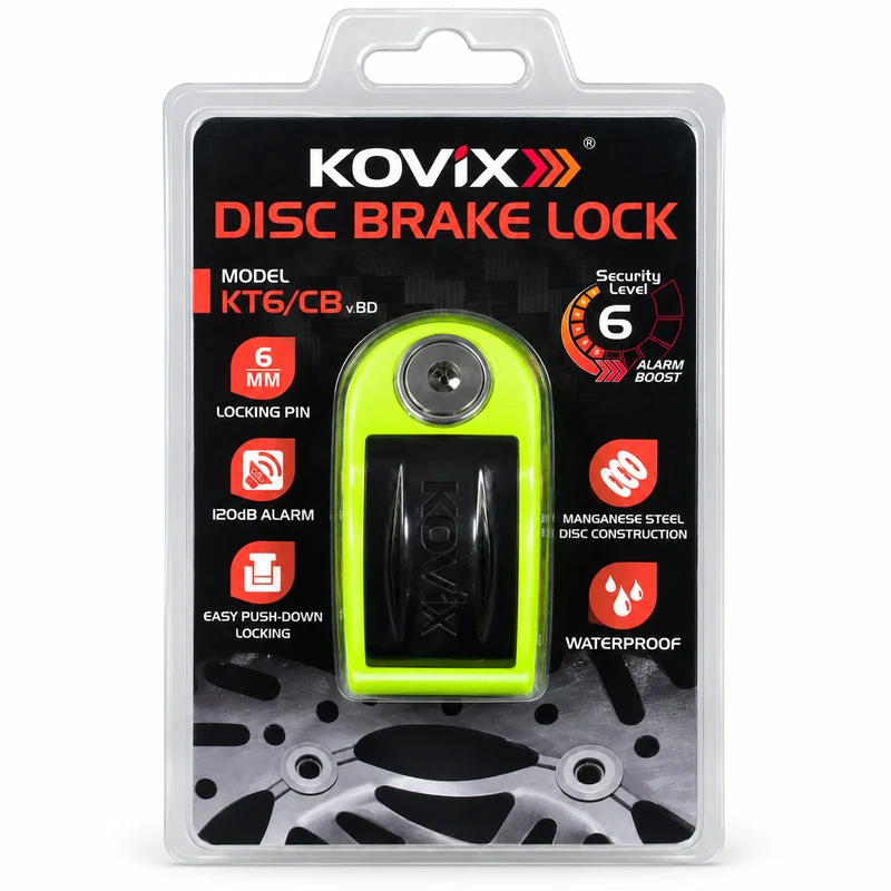 🔒 KOVIX KT6/CB – ANTIVOL DISQUE MOTO AVEC ALARME