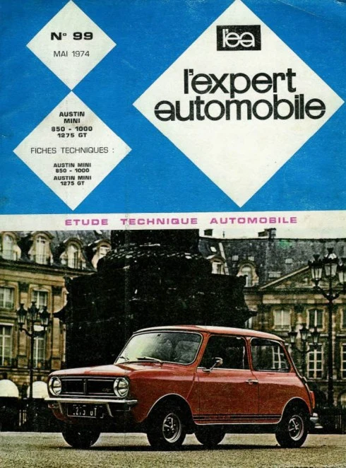 manuel de réparation Austin Mini 1275 Gt 1974