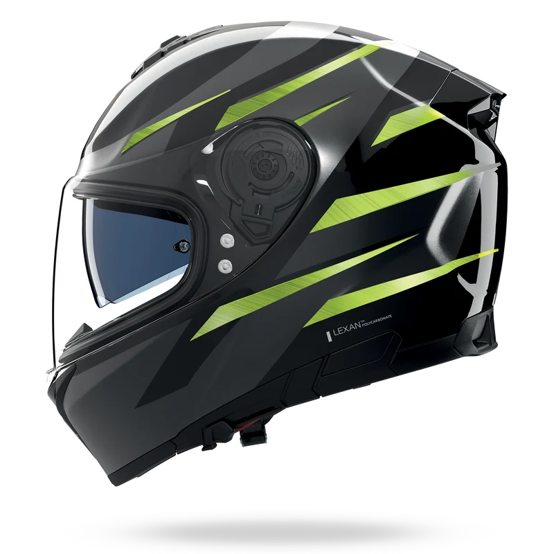 N80-8 FERVO Nero / Antracite / Verde impulso cromato