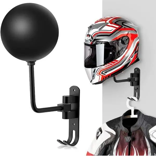 Support mural casque moto