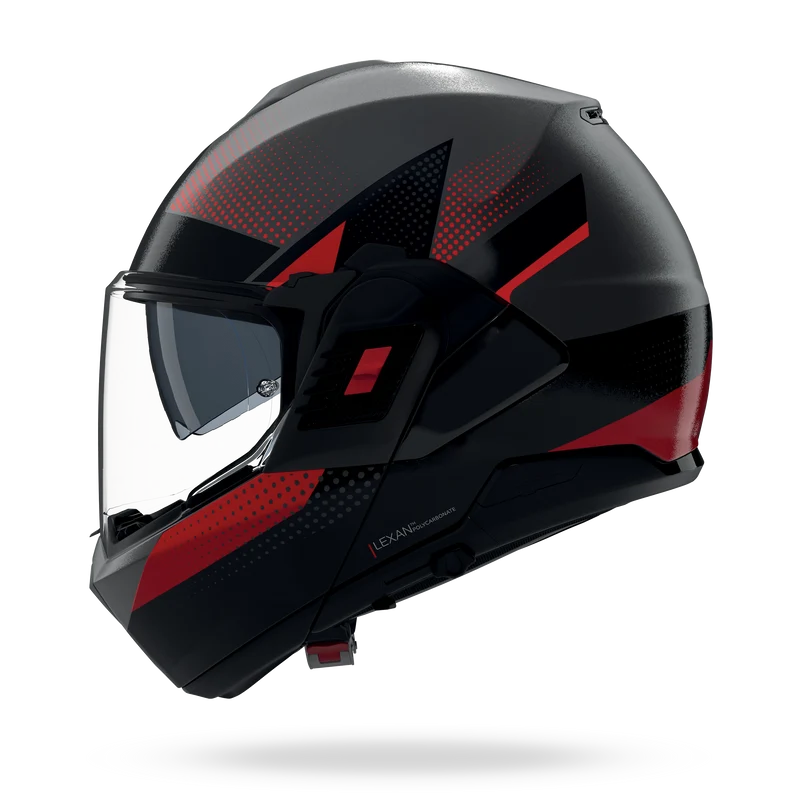 N120-1 CICLONE Grigio lava / Nero / Rosso