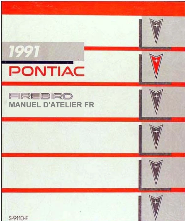 Manuel d'atelier Pontiac Firebird V6 1991 français