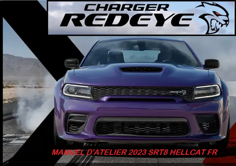 Manuel d'atelier Dodge Charger 2023 Hellcat SRT8 français