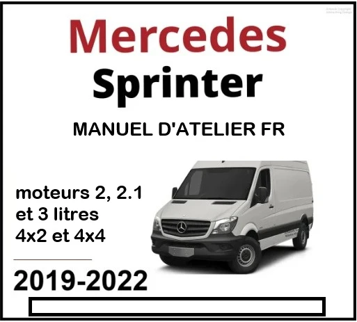 Manuel d'atelier Mercedes Sprinter 4x4 2019 2022 français