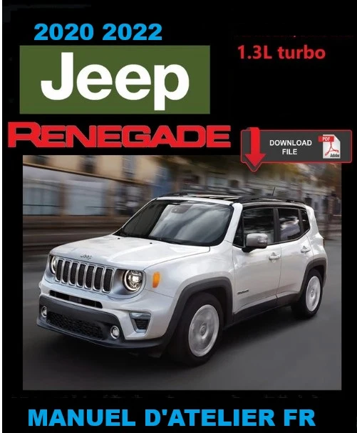 Manuel d'atelier Jeep Renegade 2022 français