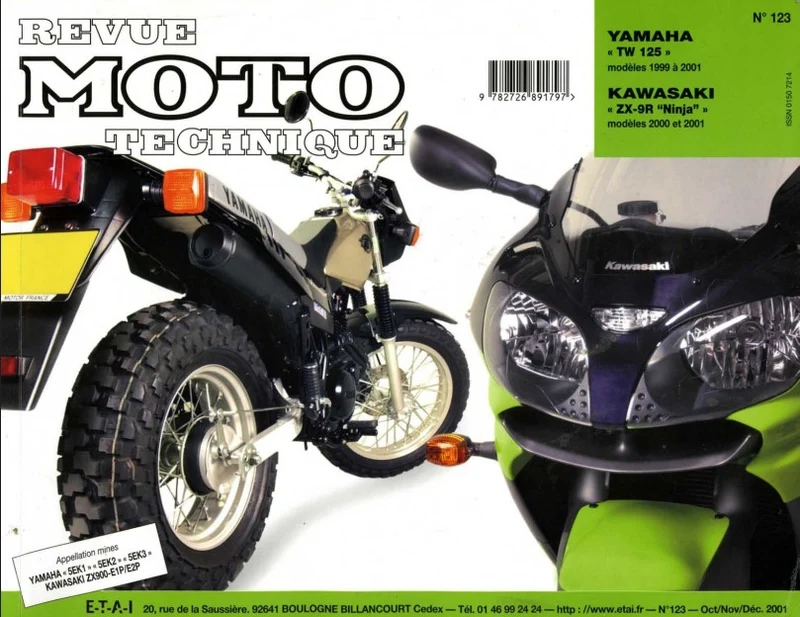 Revue technique Yamaha 125 TW 1999