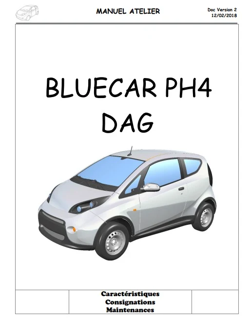 Manuel d'atelier Bolloré Autolib 2018