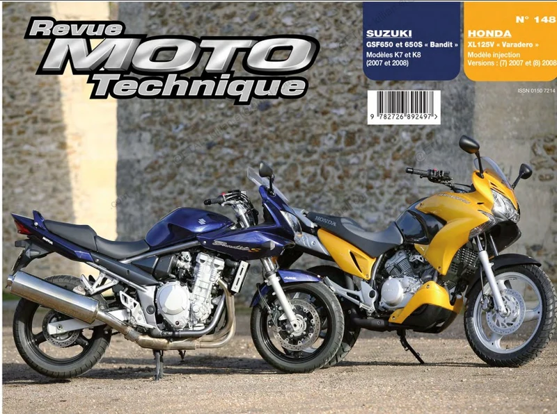 Revue technique Suzuki GSF 650 Bandit 2007 2008