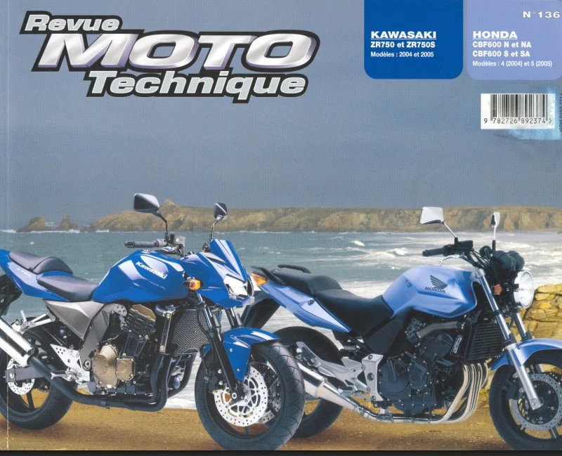 Manuel de réparation Kawasaki ZR 750 2004 2006