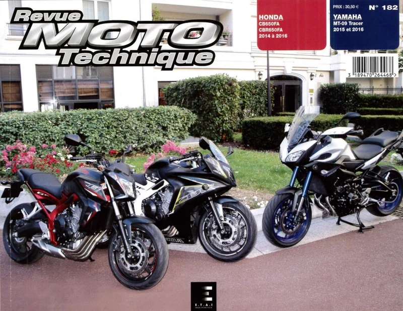 Manuel de réparation Honda CB650 CBR 650 2014 2016