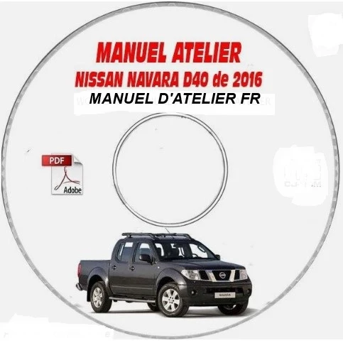 Manuel d'atelier Nissan Navara D40 2016 français