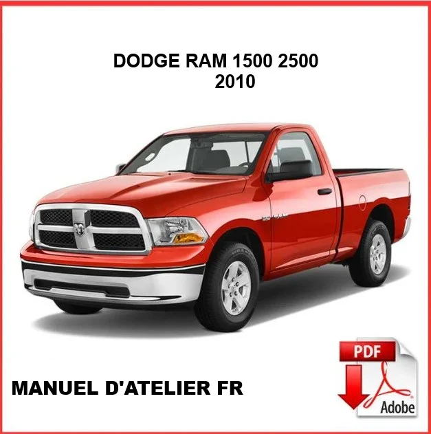 Manuel d'atelier Dodge RAM 1500 2500 2010 français